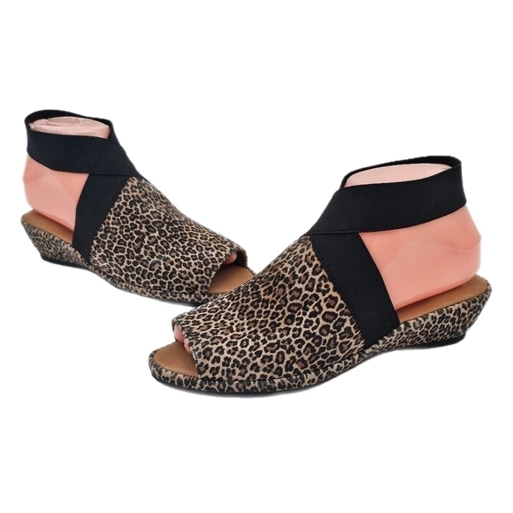 Gentle Souls by Kenneth Cole Womens Demi Sandal Wedge Ankle Strap Multicolor 6.5 - Picture 2 of 14